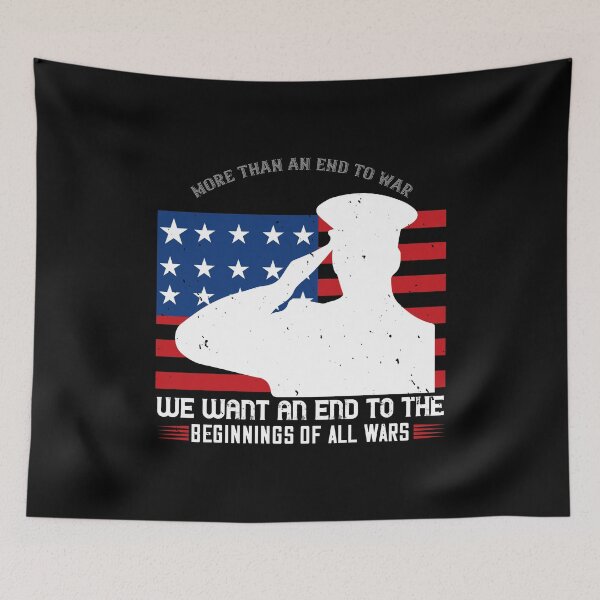 Item preview, More than an end to war, we want an end to the beginnings of all wars designed and sold by Vanditdesigns.