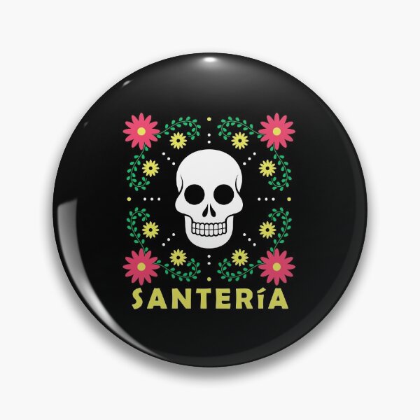 Item preview, Santeria Skull Flowers Cuba Orishas Lucumi designed and sold by h44k0n.