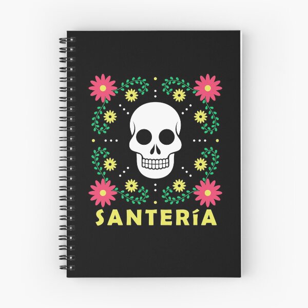Artikelvorschau, Santeria Schädel Blumen Kuba Orishas Lucumi entworfen und verkauft von h44k0n.