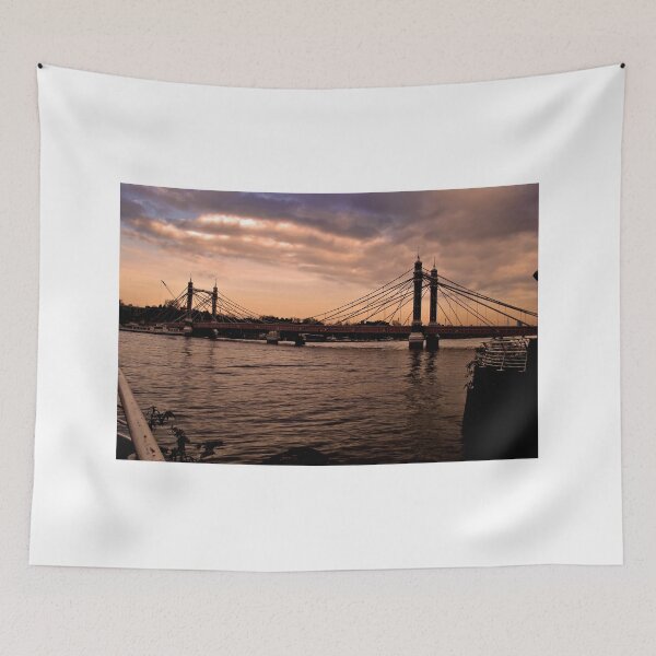 Item preview, Albert Bridge River Thames London designed and sold by AndyEvansPhotos.