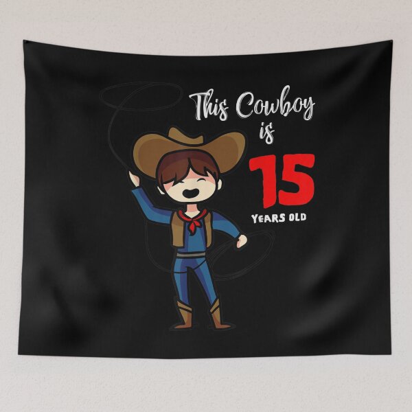Item preview, This Cowboy Is 15 Years Old 15 yr Little Rancher designed and sold by MichaelDichiera.