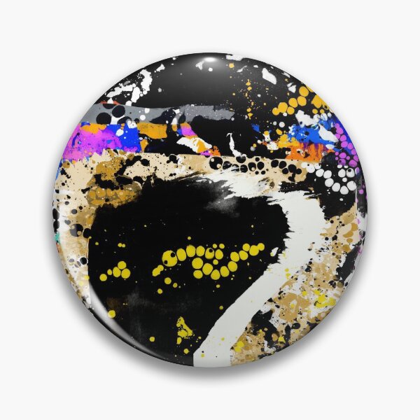 Artikelvorschau, Artwork modern imprint of the oil paint blots digital composition concept in grunge style. entworfen und verkauft von FENIO.