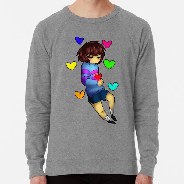 Undertale Human Frisk Lightweight Sweatshirt for Sale by kieyRevange Redbubble