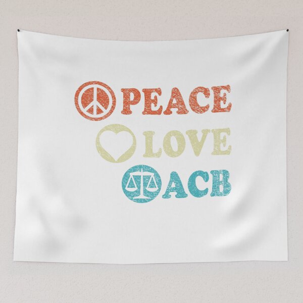 Item preview, Peace Love ACB Supreme Court Notorious Fill That Seat designed and sold by fourstripes.