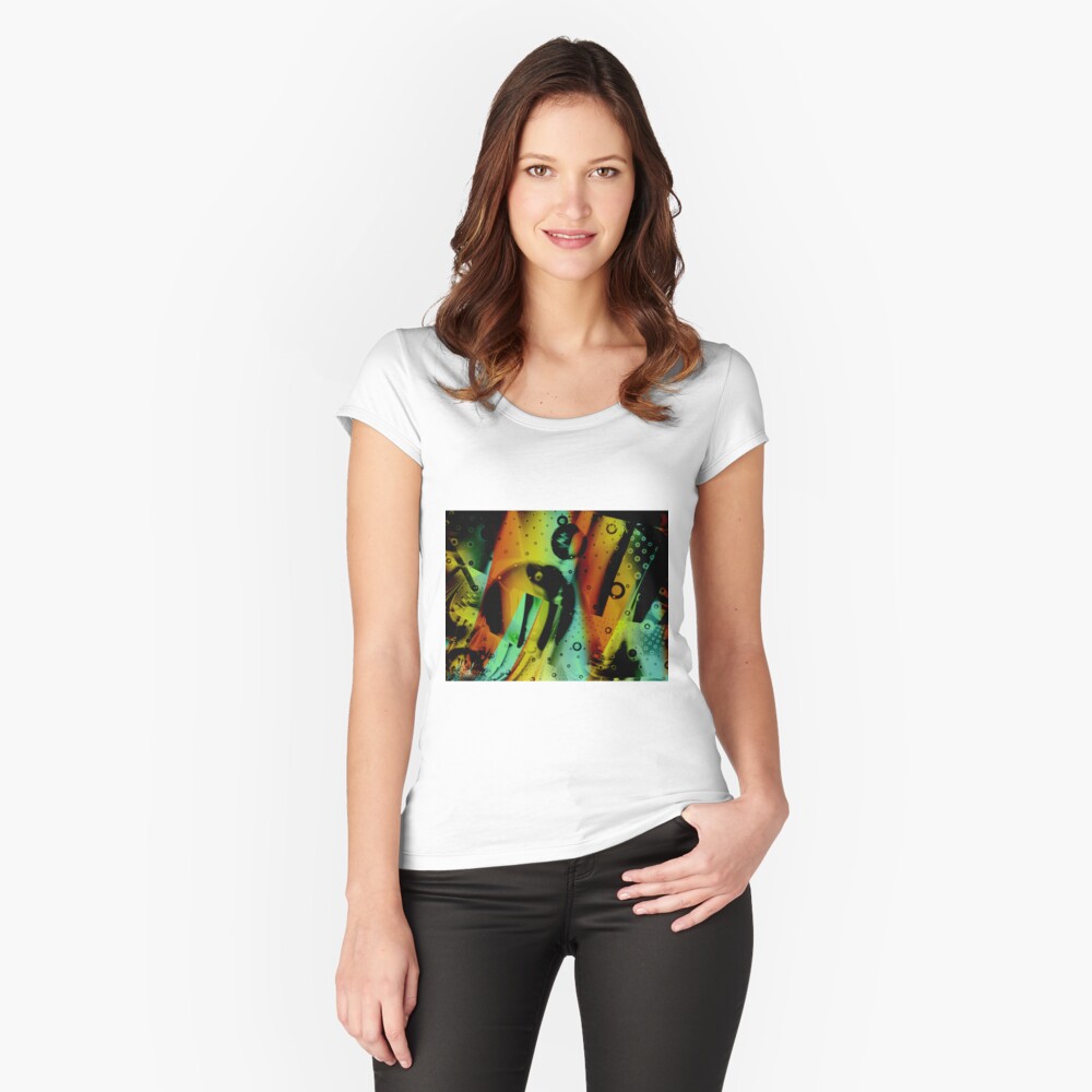 Item preview, Fitted Scoop T-Shirt designed and sold by garretbohl.