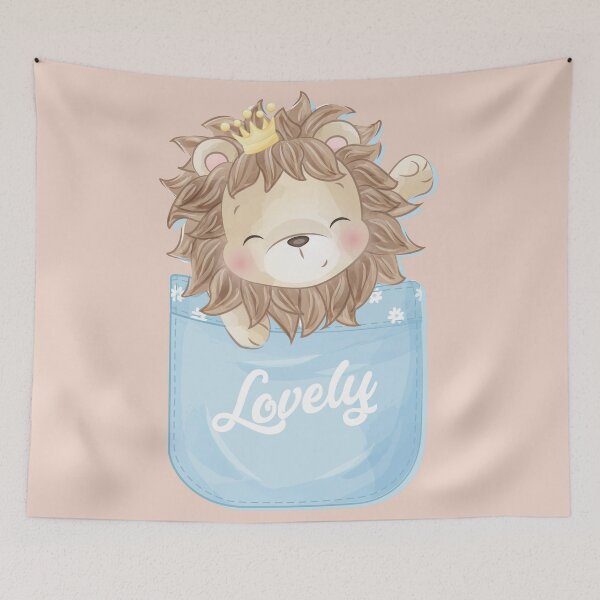 Item preview, Cute little Lion  (bg.color 1) designed and sold by kalud-zoldyck.