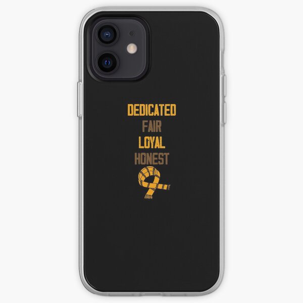 Dedicado, Justo, Leal y Honesto Funda blanda para iPhone