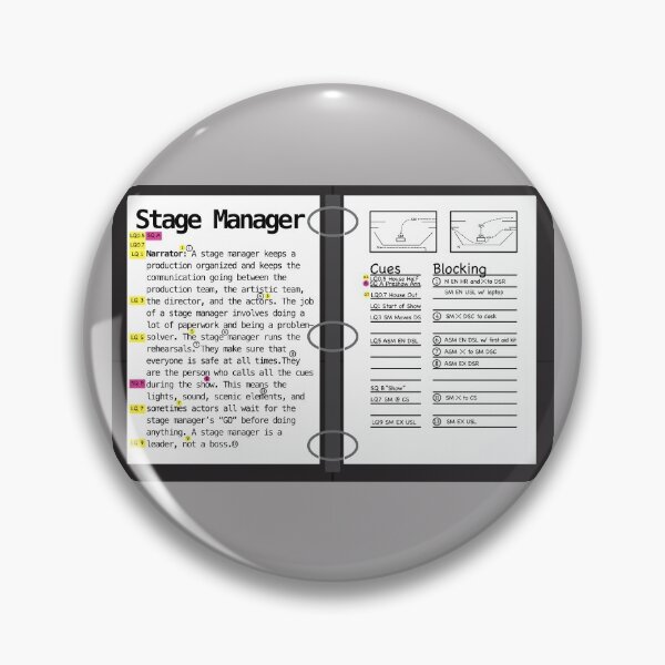 Item preview, Stage Manager Prompt Book designed and sold by KiannasMind.