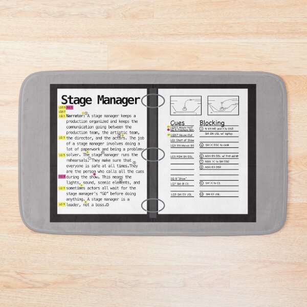 Item preview, Stage Manager Prompt Book designed and sold by KiannasMind.