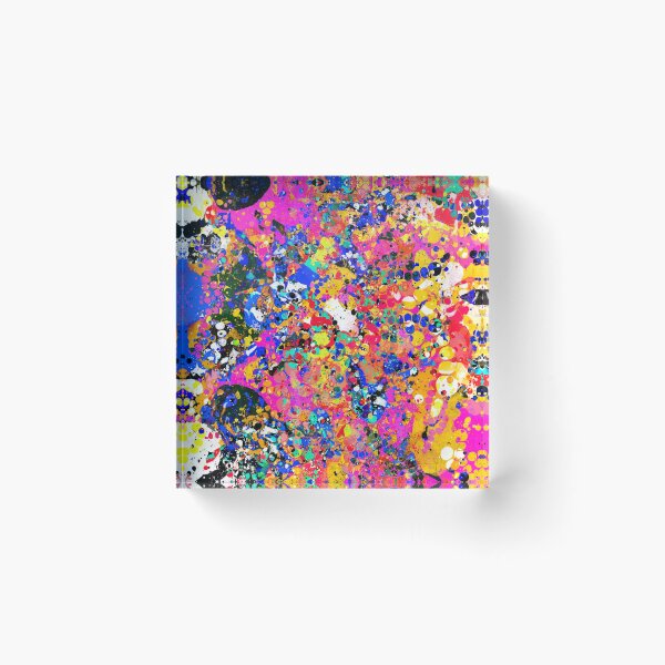 Item preview, Monotype imprint of the oil paint blots digital composition concept in grunge style. Abstract painting color texture. designed and sold by FENIO.