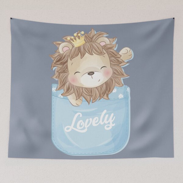Item preview,  Cute little Lion  (bg.color 2) designed and sold by kalud-zoldyck.