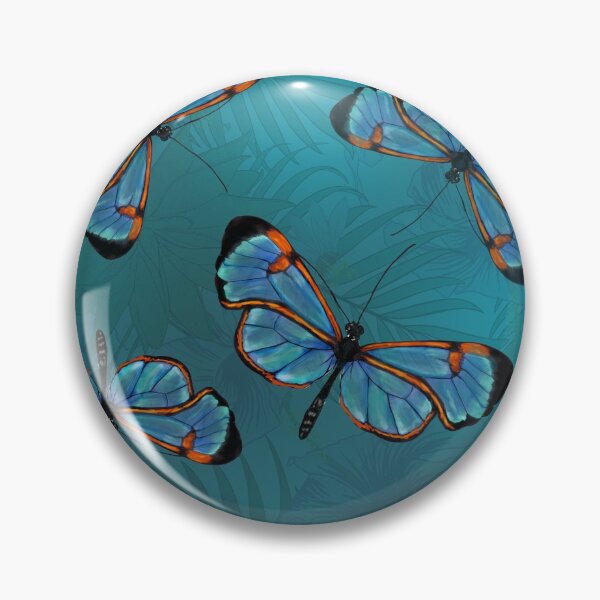 Item preview, Glass Winged Greta Oto butterflies designed and sold by k9printart.