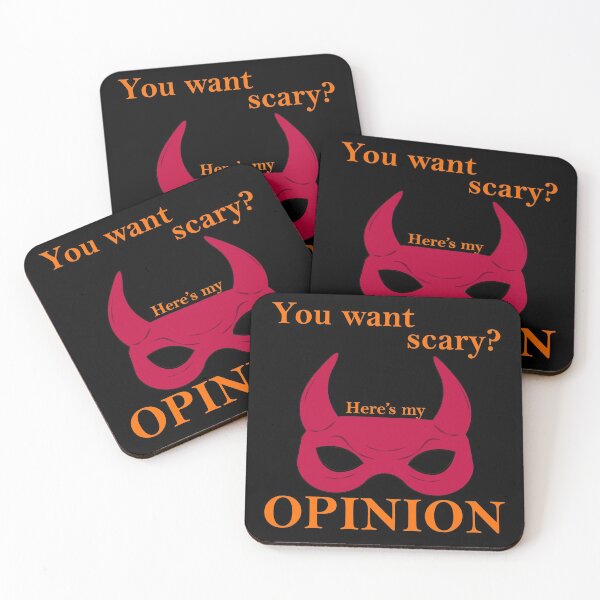 Item preview, Scary opinion. Scary funny ironic designed and sold by platformexplore.