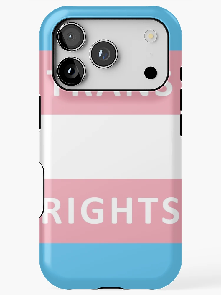Thumbnail 1 of 4, iPhone Case, Trans Rights Flag designed and sold by Probing.