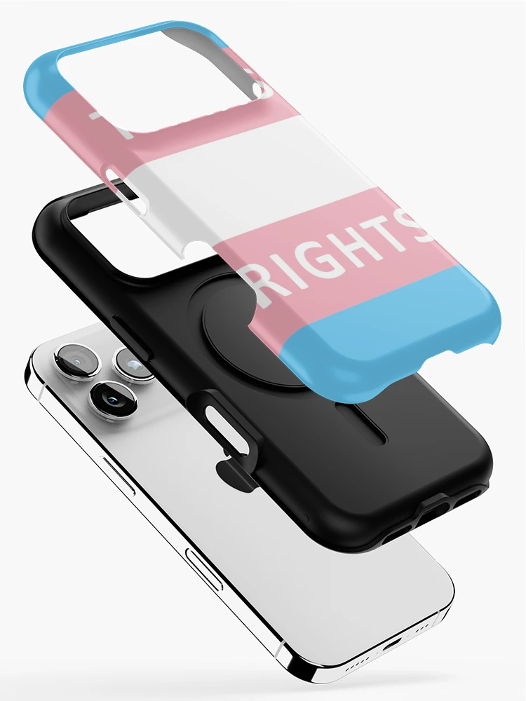 Thumbnail 2 of 4, iPhone Case, Trans Rights Flag designed and sold by Probing.