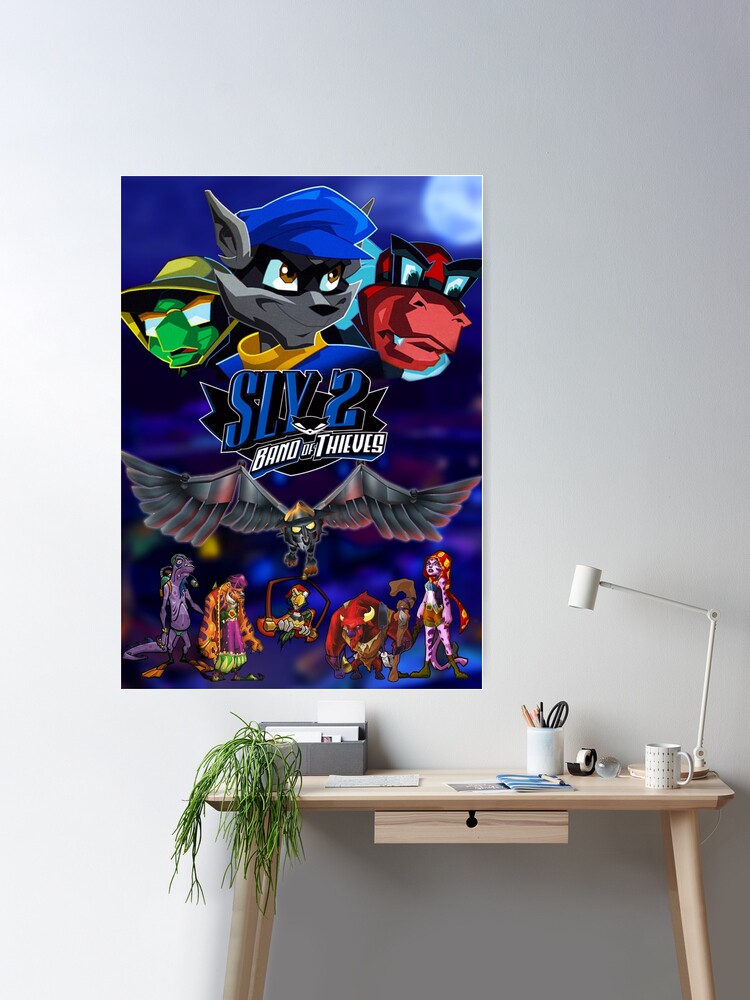 Sly Cooper 2 Band of Thieves Poster for Sale by AlyssaFoxah