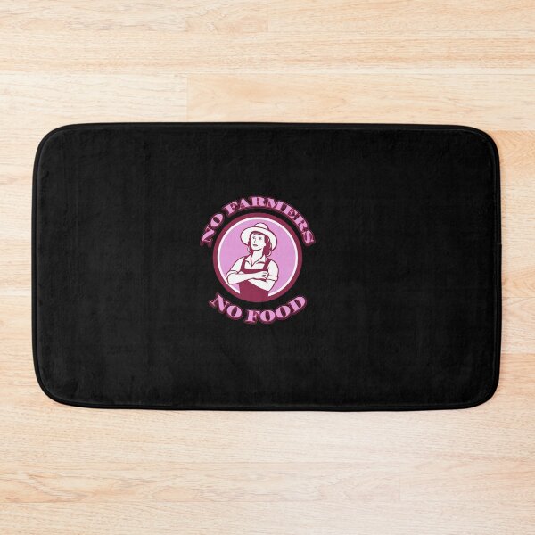 Item preview, No Farmers No Food: Funny vintage retro style design. designed and sold by fajali master.