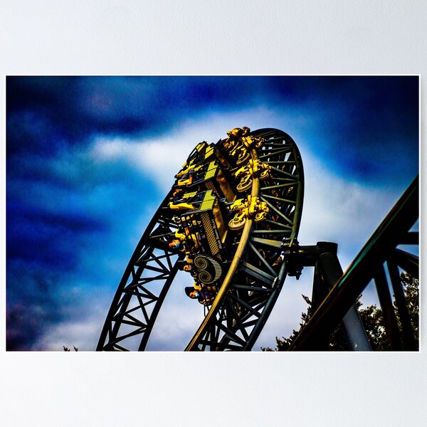 Rollercoaster Wall Art for Sale Redbubble