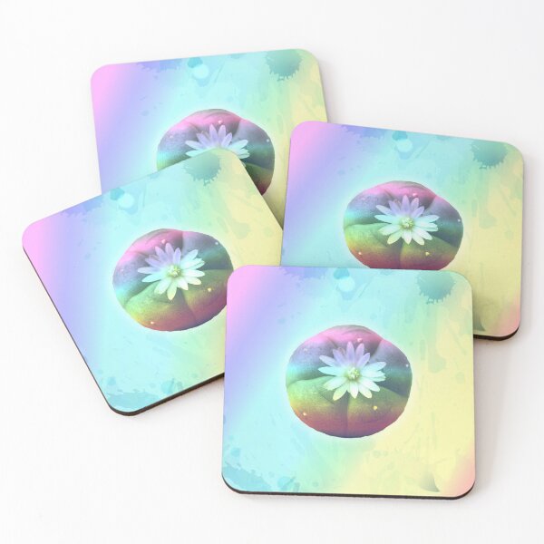 Item preview, Peyote (Lophophora Williamsii) Cactus Shamanic psychedelic Art designed and sold by Fruitsome.