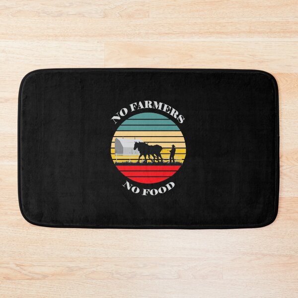 Item preview,  No Farmers No Food: Funny vintage retro style design. designed and sold by fajali master.