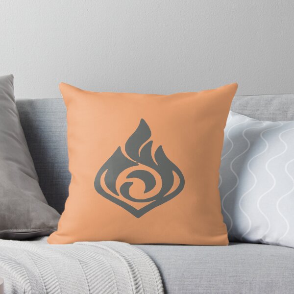 Item preview, Genshin Impact Pyro Logo designed and sold by Kuu-haku Animerch.