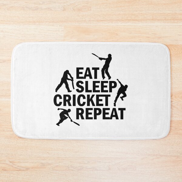Item preview, Eat, sleep cricket, repeat designed and sold by aktiveaddict.