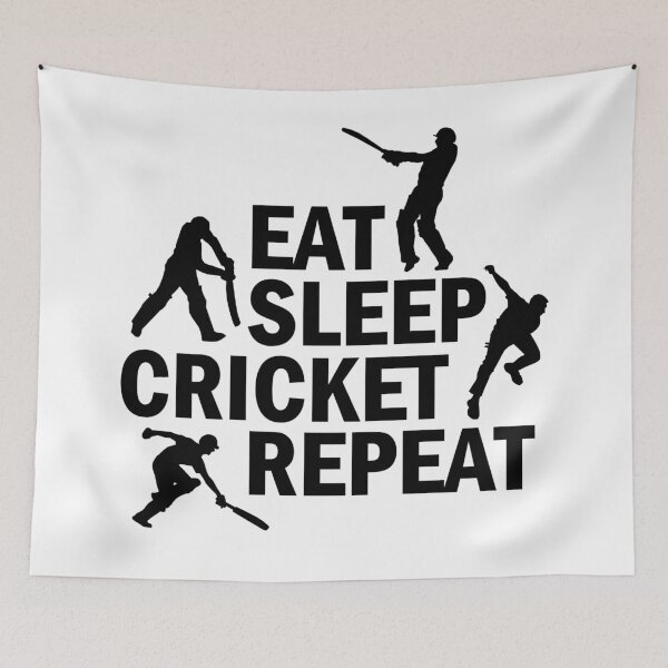 Item preview, Eat, sleep cricket, repeat designed and sold by aktiveaddict.