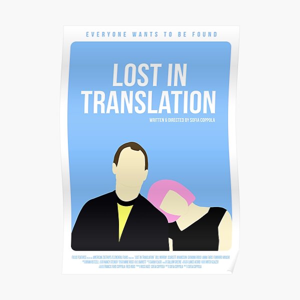 Affiche du film Lost In Translation Poster