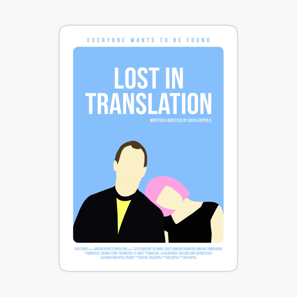 007 Lost in Translation Scarlett Johansson USA Movie 24"x32" Poster 
