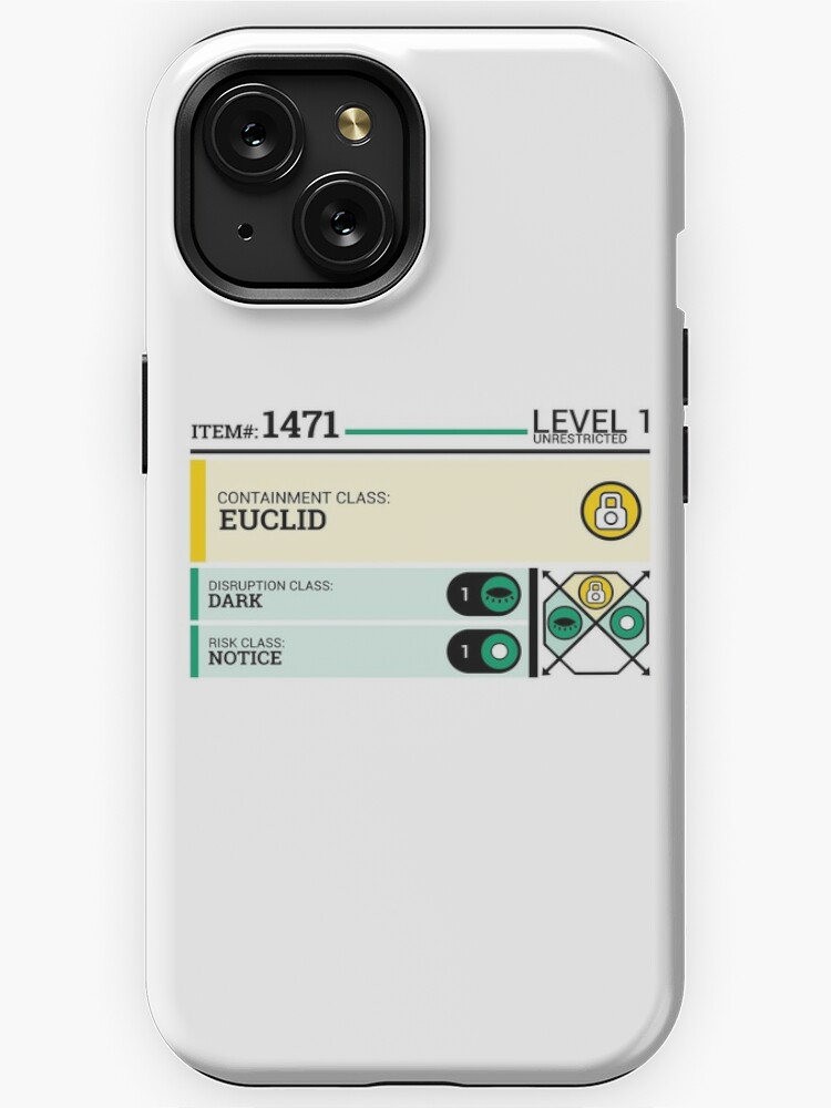 Scp 1471 Malo Phone Case For iPhone 15 12 13 11 14 Pro Max Mini X
