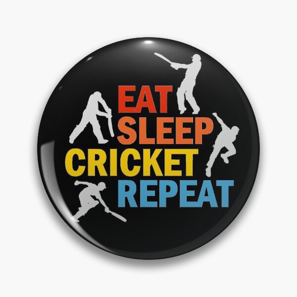 Item preview, Eat, sleep cricket, repeat designed and sold by aktiveaddict.