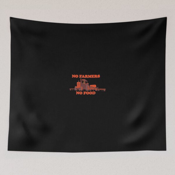 Item preview,  No Farmers No Food: Funny vintage retro style design. designed and sold by fajali master.