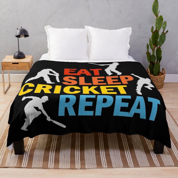 Item preview, Eat, sleep cricket, repeat designed and sold by aktiveaddict.