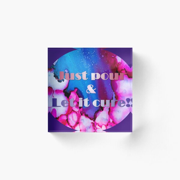 Resin is my love Acrylic Block
