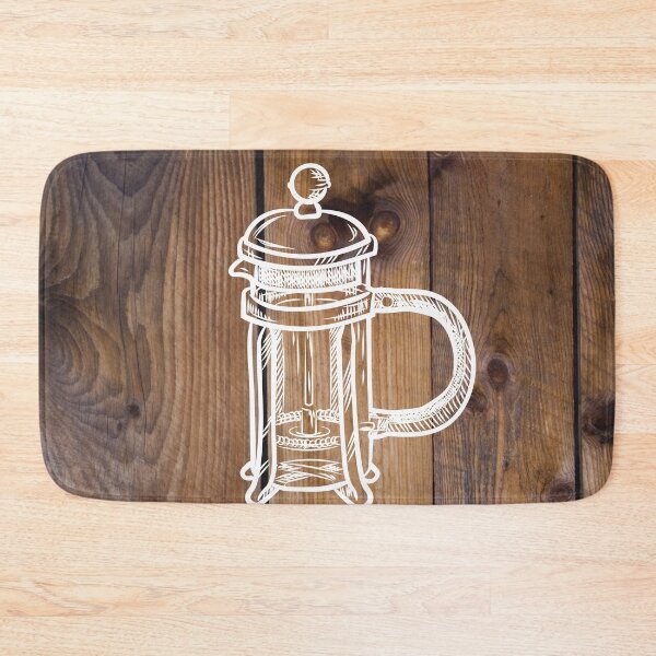 Item preview, Primitive Barnboard French Press Roasted Coffee Brewer  designed and sold by IamTrending.