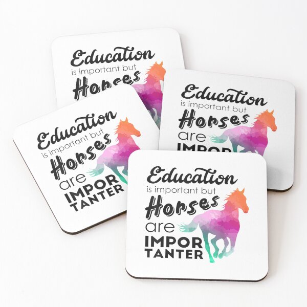 Item preview, Funny Education Is Important But Horses Are Importanter Girl designed and sold by DavidPascall.