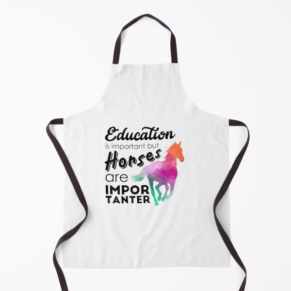 Item preview, Funny Education Is Important But Horses Are Importanter Girl designed and sold by DavidPascall.