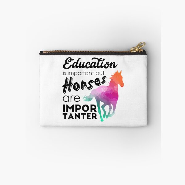 Item preview, Funny Education Is Important But Horses Are Importanter Girl designed and sold by DavidPascall.