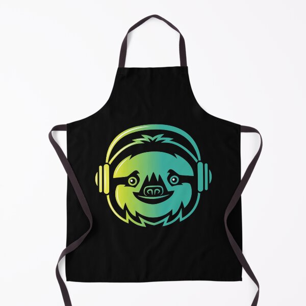 Item preview, Cute sloth with a headphone designed and sold by Apoorv Choudhary.