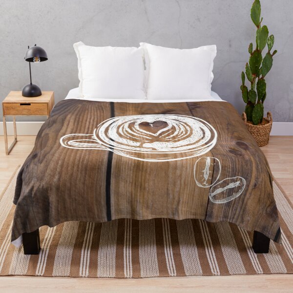 Item preview, Frijoles rústicos de madera veteada Café con leche designed and sold by IamTrending.