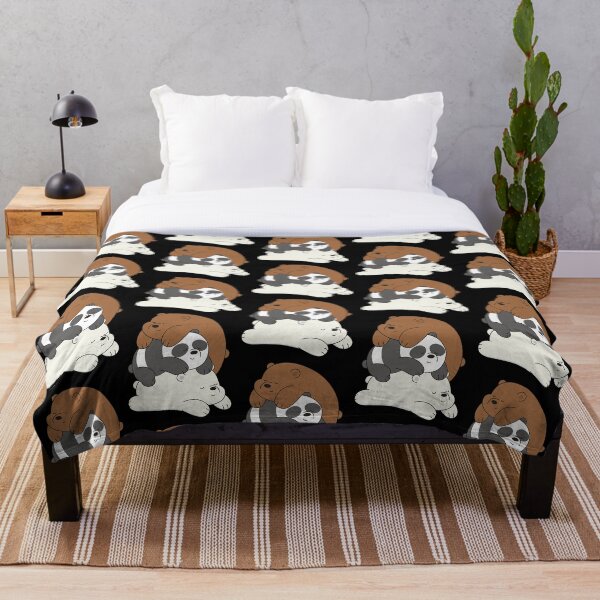 Panda et ours de glace de We Bare Bears ™. Plaid