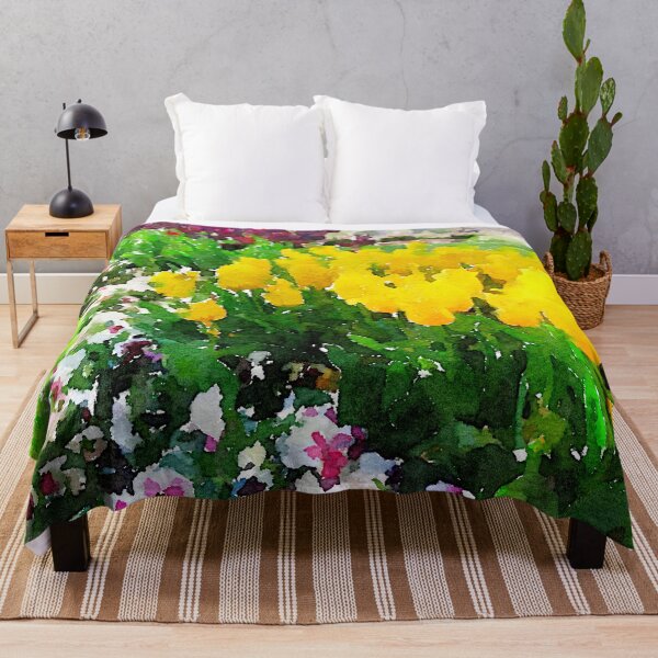 Item preview, Tulip Garden in Watercolour designed and sold by JillyBeanDesign.