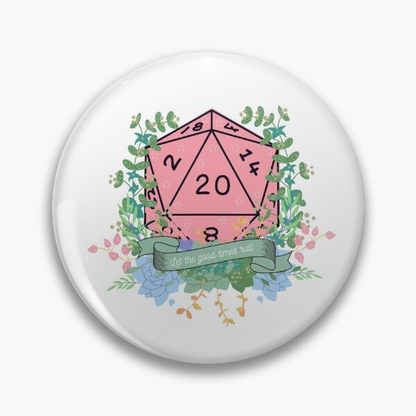 Artikelvorschau, Pastellrosa D20 Gamer Girl Tabletop Gaming Würfel entworfen und verkauft von Dani Mullins.