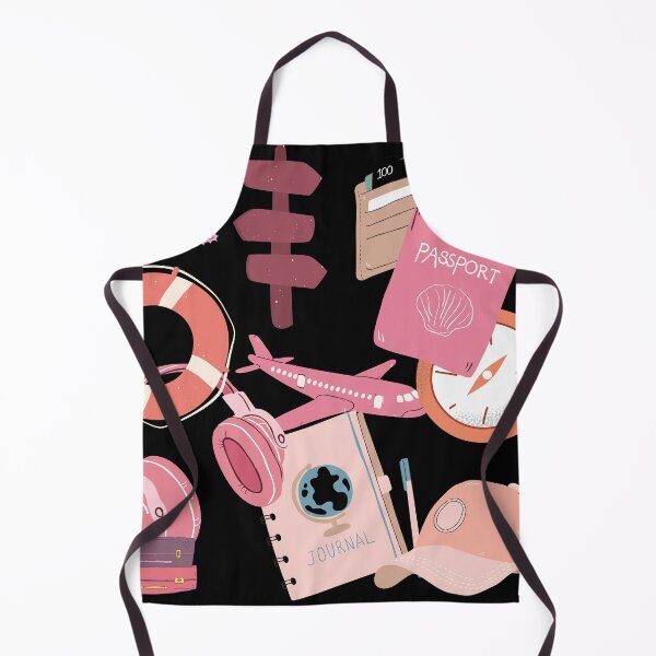Item preview, Pink travel essentials - Black edition designed and sold by InyasArt.