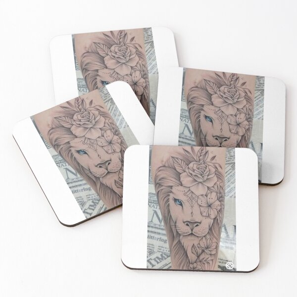 Item preview, Lion tattoo designed and sold by Sujay Singh.