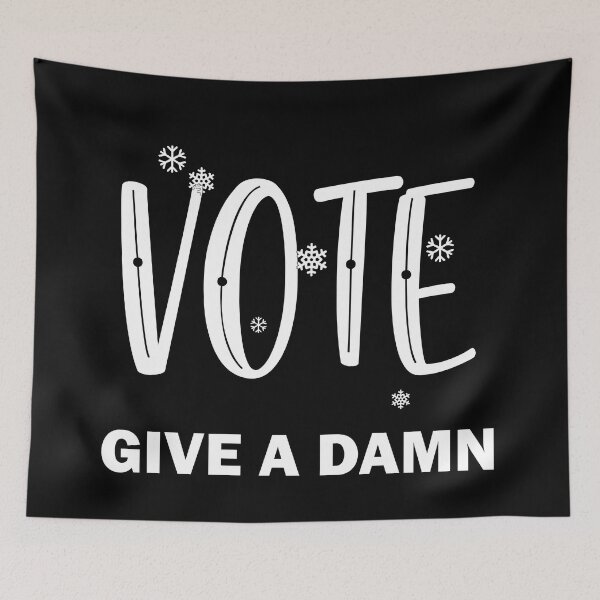 Item preview, vote give a damn CHRISTMAS VOTE designed and sold by MousaObaid.