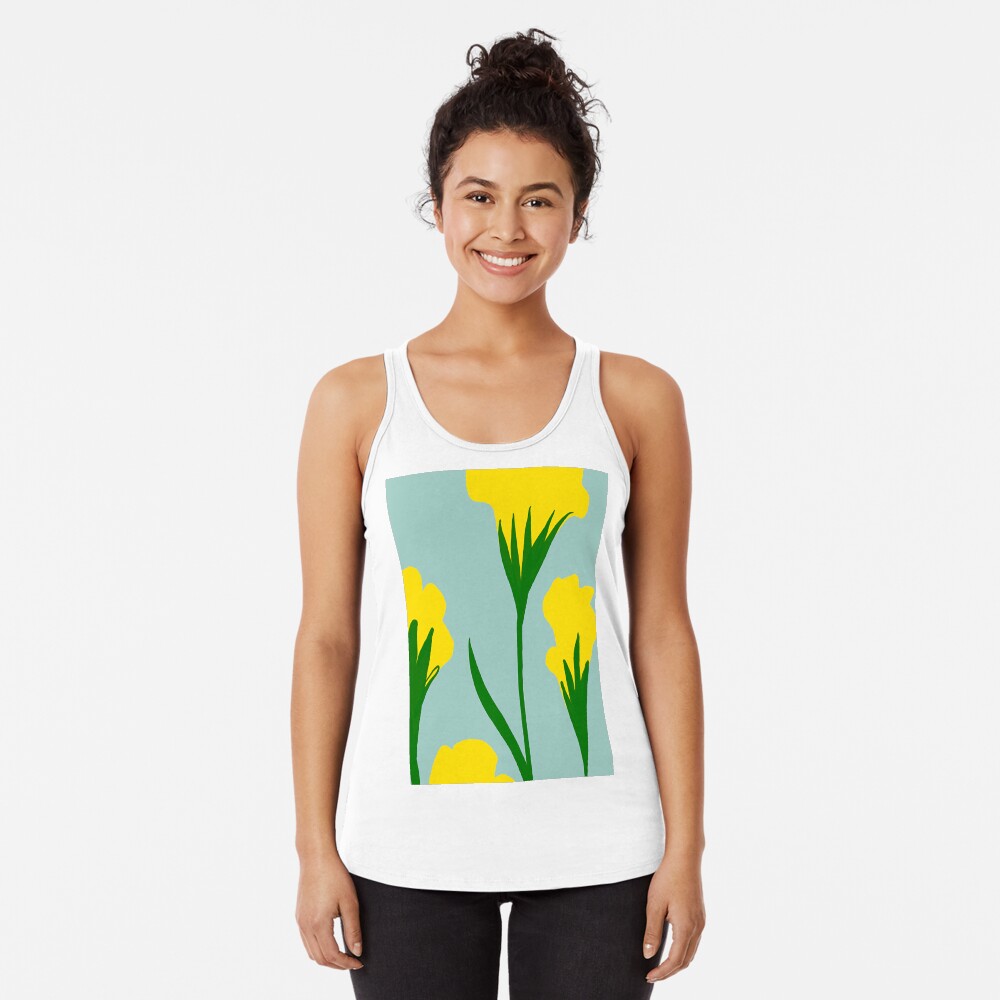 Vista previa del artículo con la obra «Camiseta con espalda nadadora», diseñado y vendido por CovoStudio.