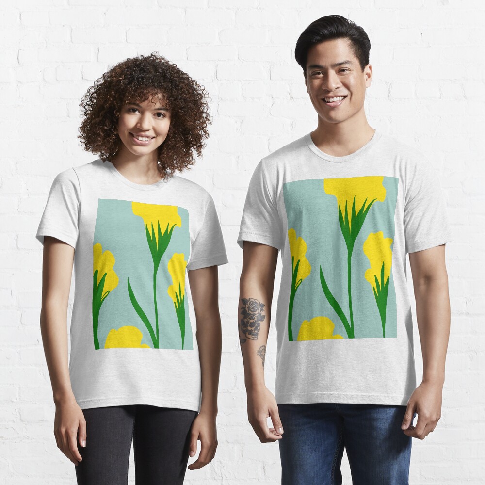 Vista previa del artículo con la obra «Camiseta esencial», diseñado y vendido por CovoStudio.