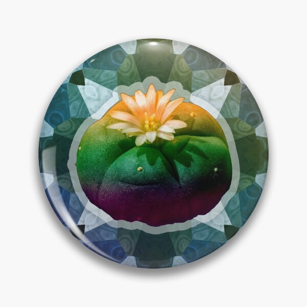Item preview, Lophophora Williamsii Peyote Cactus Entheogen Shaman Art designed and sold by Fruitsome.
