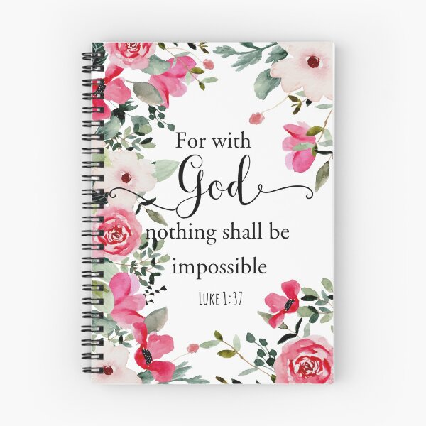 Item preview, For with God nothing shall be impossible. designed and sold by della95.